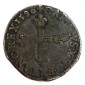 Monnaie, France , 1/4 écu croix de face, Charles X - Cardinal de Bourbon, Argent, 1590, Nantes (T), P11328