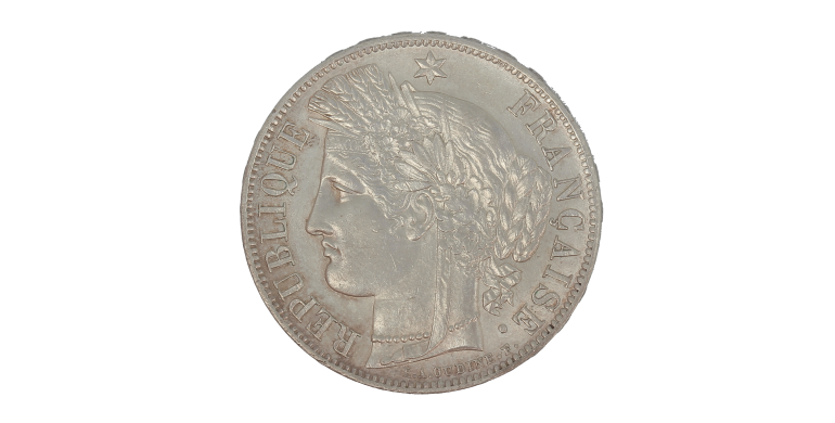 Monnaie, France, 5 Francs, Cérès, IIème République, Argent, 1851, Paris (A), P15190