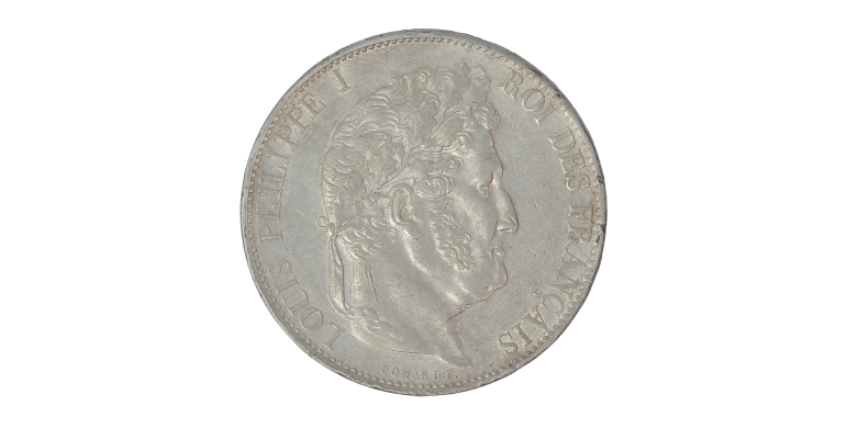 Monnaie, France, 5 Francs, Louis Philippe Ier, Argent, 1845, Lille (W), P15217