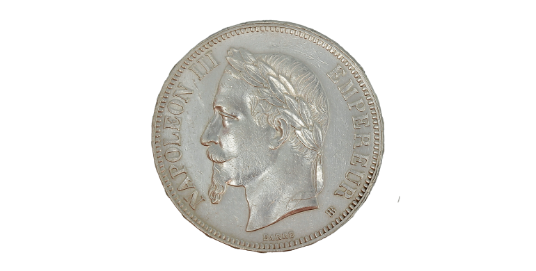 Monnaie, France, 5 Francs, Napoléon III, Argent, 1867, Paris (A), P15188