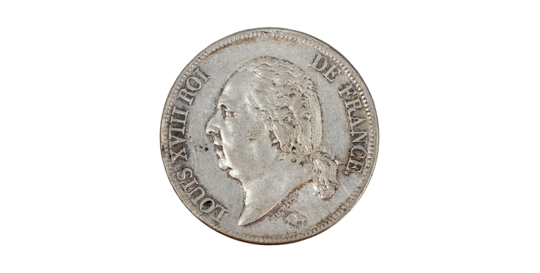 Monnaie, France, 5 Francs, Louis XVIII, Argent, 1824, Paris (A), P12205