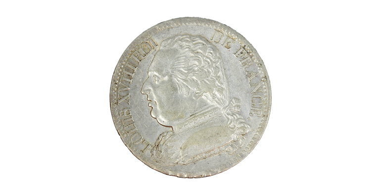 Monnaie, France, 5 Francs, Louis XVIII, Argent, 1814, Toulouse (M), P15235