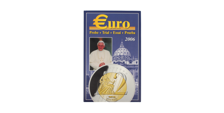 Vatican, Livret essai/probe euro Vatican, 2006, 8 pièces, C10569