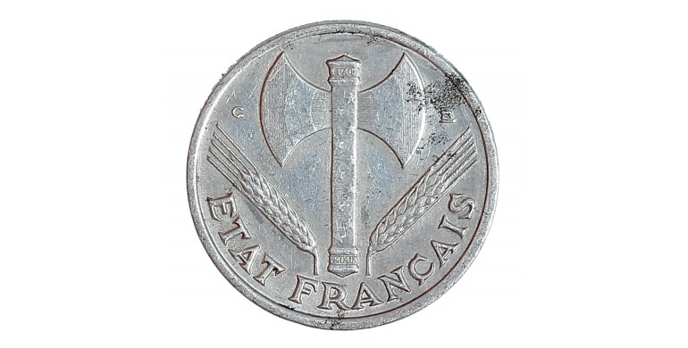 Monnaie, France, 50 centimes Francisque, Etats Français, Aluminium, 1944, Castelsarrasin (C), P14427