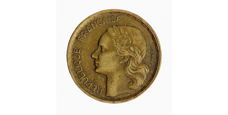 Monnaie, France, 10 Francs Giraud, IVe république, Bronze-Aluminium, 1954, P15521