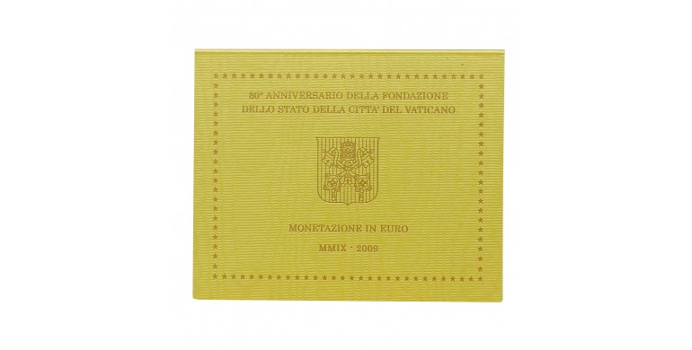 Vatican, Livret BU Pontificat du Pape Benoit XVI, 2009, 8 pièces, C10747