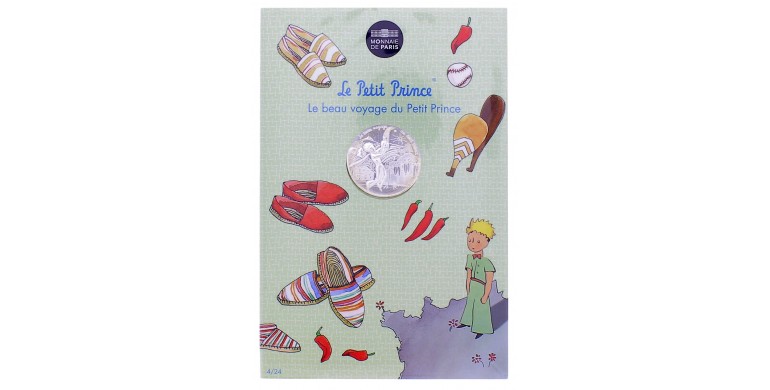 Monnaie de Paris, 10 Euro - Le Petit Prince " fait de la pelote Basque" 4/24, Argent, 2016, P16174