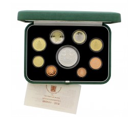 Vatican, Coffret Euro BE  Pontificat du Pape François, 2018, 9 pièces, C10832