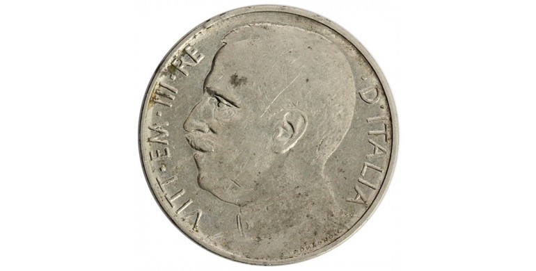 Monnaie, Italie , 50 centesimi, Victor Emmanuel III, Nickel, 1919, Rome (R), P11537