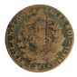 Monnaie, France, 2 Sols François, Louis XVI, métal de cloche, 1793, Metz (AA), P15800