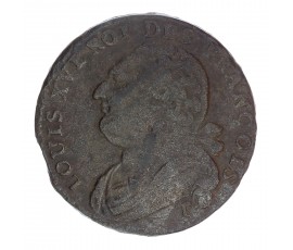 Monnaie, France, 12 Deniers, Louis XVI, métal de cloche, 1792, Saumur (T), P15809