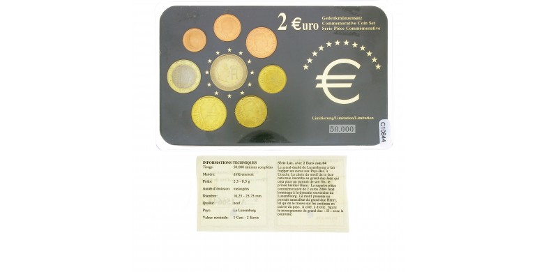 Luxembourg, Série Euro, 2004/2005/2006, 8 pièces, C10843