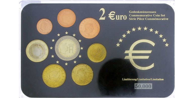 Luxembourg, Série Euro, 2002 à 2006, 8 pièces, C10883