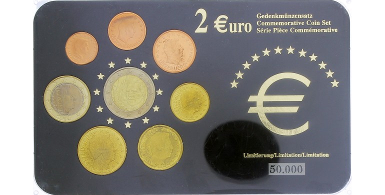 Luxembourg, Série Euro, 2005 à 2007, 8 pièces, C10884