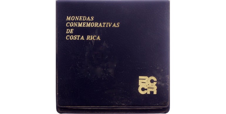 Costa Rica, Monnaies commémoratives 5, 10 et 20 colons, 1975, 3 pièces, C10910