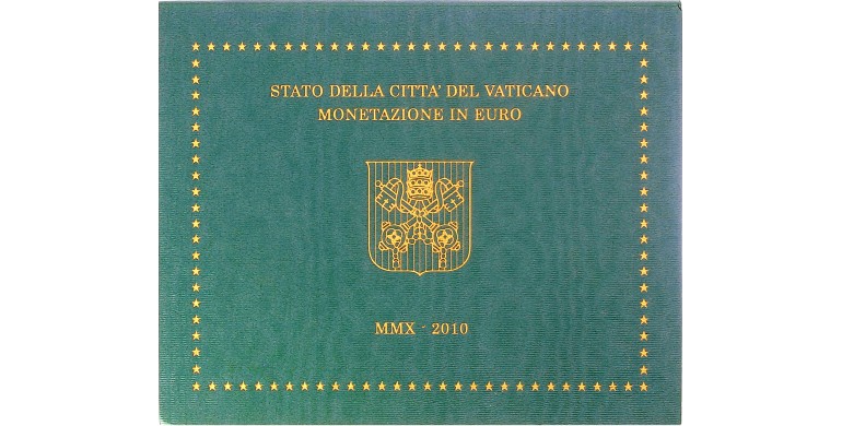 Vatican, Livret BU Pontificat du Pape Benoit XVI, 2010, 8 pièces, C10915