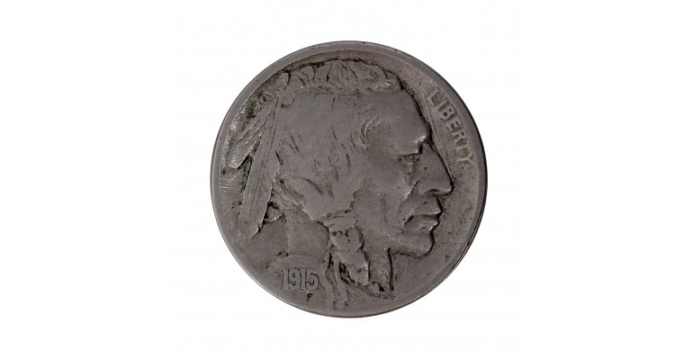 Monnaie, Etats-Unis, 5 Cents Buffalo, Nickel, Denver (D), P15617