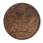 Monnaie, Sainte-Hélène, 1/2 Penny, Compagnie Britannique des Indes Orientales, cuivre, 1821, P15648