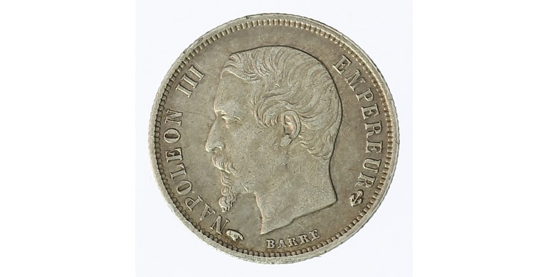 Monnaie, France, 50 centimes, Napoléon III, Argent, 1858, Paris (A), P12411