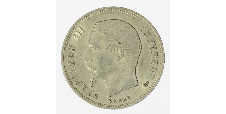 Monnaie, France, 50 centimes, Napoléon III, Argent, 1860, Strasbourg (BB), P12417