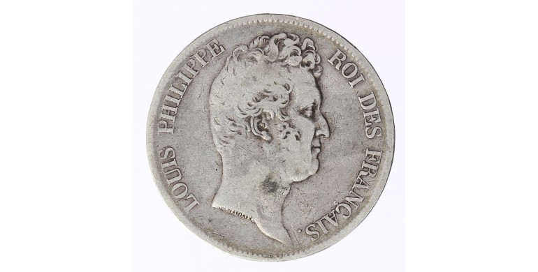 Monnaie, France, 5 francs, Louis-Philippe Ier, Argent, 1830, Lille (W), P12470