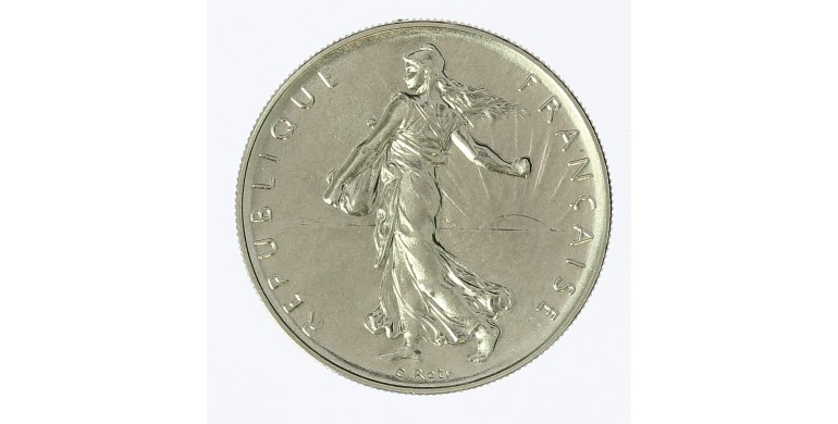 Monnaie, France, 1 franc semeuse, Vème république, Nickel, 1983, Pessac, P12487