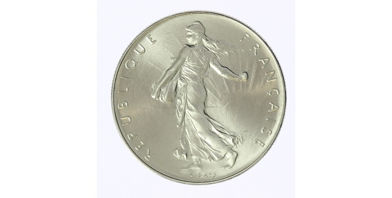 Monnaie, France, 1 franc semeuse, Vème république, Nickel, 1984, Pessac, P12488