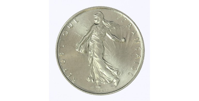 Monnaie, France, 1 franc semeuse, Vème république, Nickel, 1986, Pessac, P12490