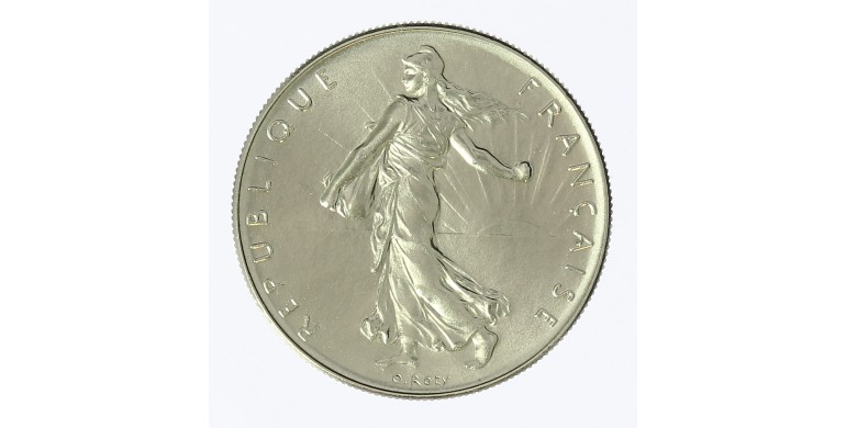 Monnaie, France, 1 franc semeuse, Vème république, Nickel, 1987, Pessac, P12491