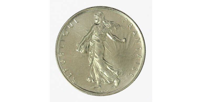 Monnaie, France, 1 franc semeuse, Vème république, Nickel, 1989, Pessac, P12493