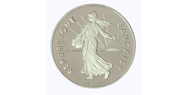 Monnaie, France, 1 franc BE semeuse, Vème république, Nickel, 1992, Pessac, P12501