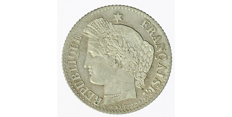 Monnaie, France, 20 centimes Cérès, IIème République, Argent, 1850, Bordeaux (K), P12503