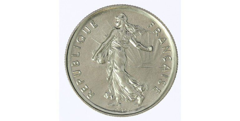 Monnaie, France, 5 francs Semeuse, Vème République, Nickel, 1984, Pessac, P12504