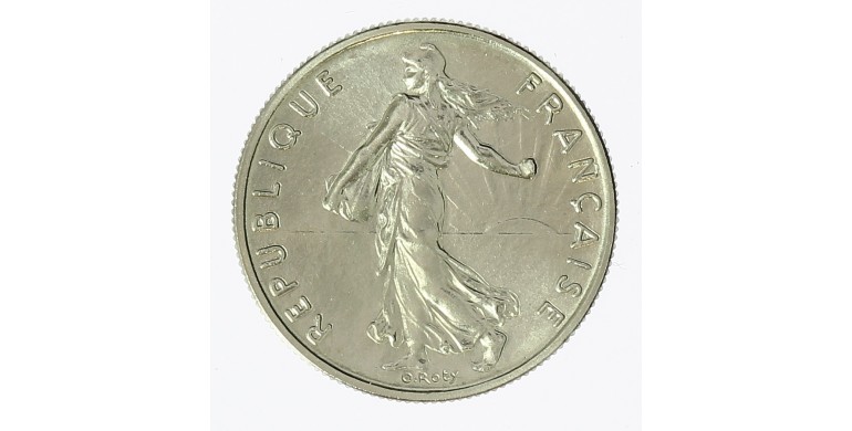 Monnaie, France, 1/2 franc semeuse, Vème république, Nickel, 1980, Pessac, P12510