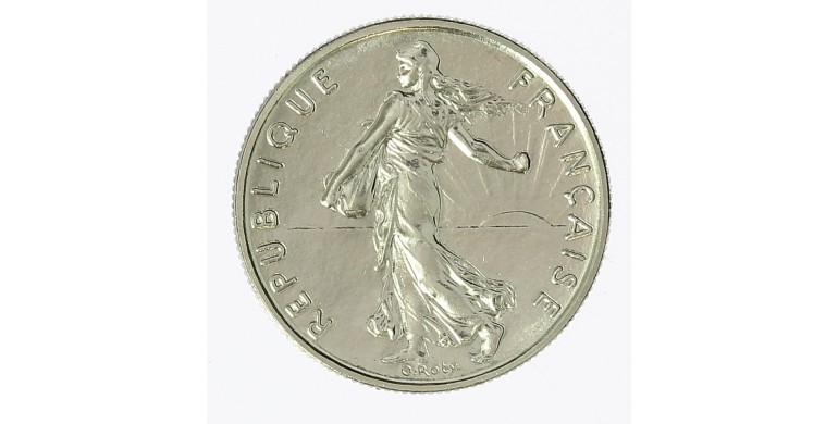 Monnaie, France, 1/2 franc semeuse, Vème république, Nickel, 1982, Pessac, P12512