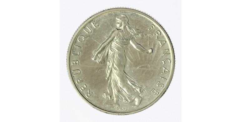 Monnaie, France, 1/2 franc semeuse, Vème république, Nickel, 1988, Pessac, P12513