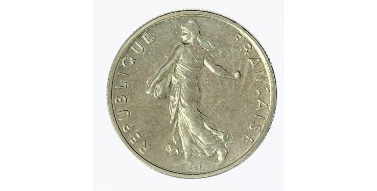 Monnaie, France, 1/2 franc semeuse, Vème république, Nickel, 1989, Pessac, P12514