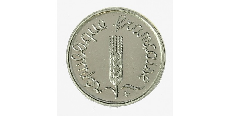 Monnaie, France, 1 centime BU à l'épi, Vème république, Acier Inoxydable, 1994, Pessac, P12517