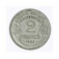 Monnaie, France, 2 francs Morlon, Gouvernement provisoire, Aluminium, 1945, Castelsarrasin ( C ), P12524