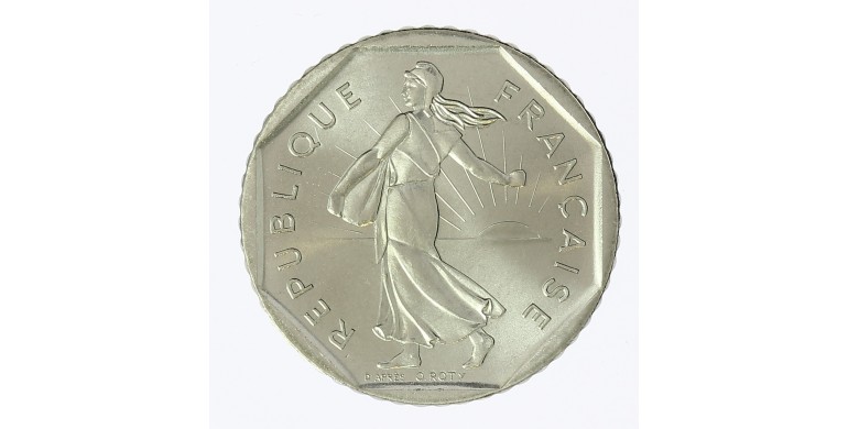 Monnaie, France, 2 francs Semeuse, Vème République, Nickel, 1986, Pessac, P12527