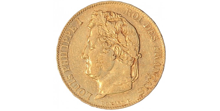 Monnaie, France, 20 francs, Louis-Philippe Ier, Or, 1840, Paris (A), P12555