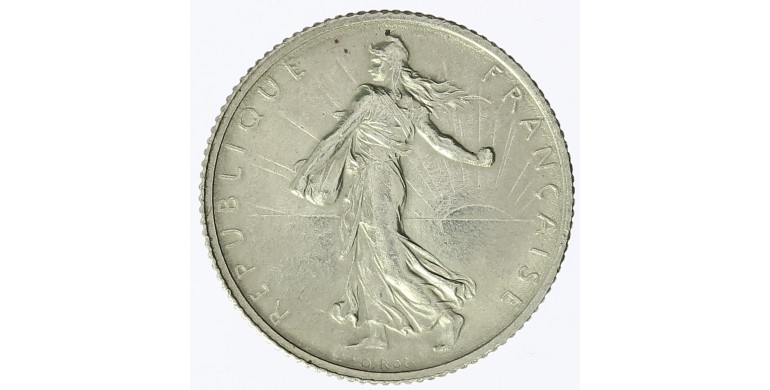 Monnaie, France, 1 franc Semeuse, IIIème République, Argent, 1904,, P12684