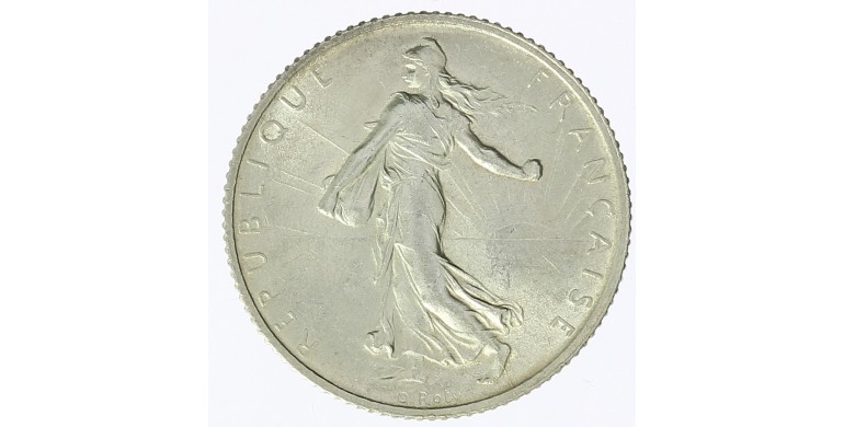 Monnaie, France, 1 franc Semeuse, IIIème République, Argent, 1911,, P12687