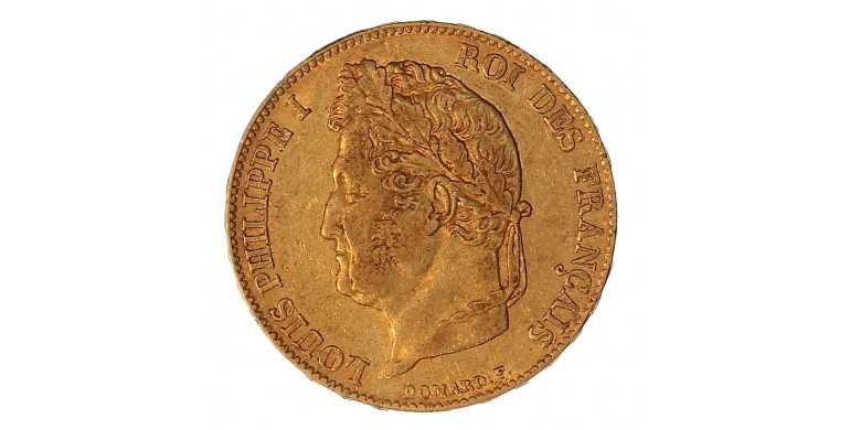 Monnaie, France, 20 francs, Louis-Philippe Ier, Or, 1834, Paris (A), P12714