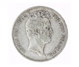 Monnaie, France, 5 francs type Tiolier avec le I, Louis-Philippe Ier, Argent, 1831, Lyon (D), P12815