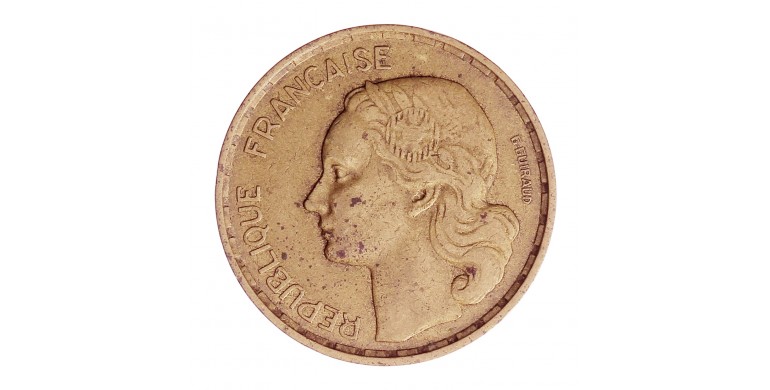 Monnaie, France, 50 francs Guiraud , IVème République, Bronze-aluminium, 1950,, P12833